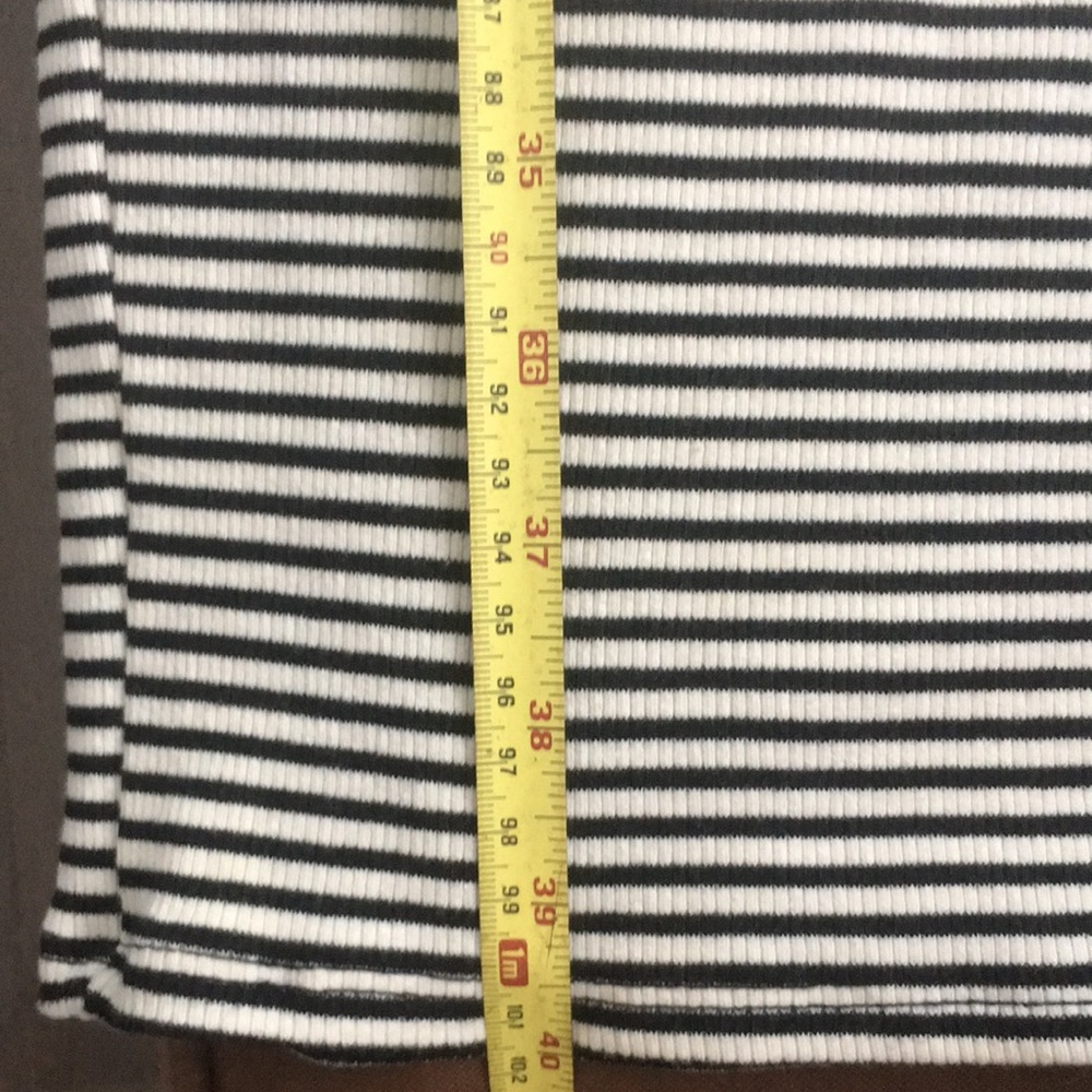 One❤️Clothing Los Angeles Striped Tank Fitted Midi Cut Out Dress - Picture 15 of 17